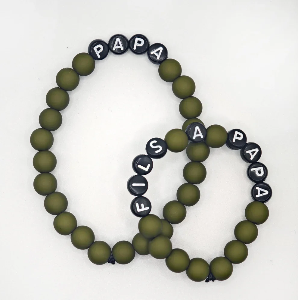 Bracelet Gaga à message pour homme – Image 3