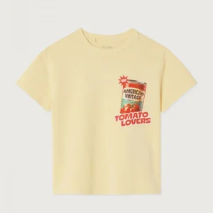 American Vintage : Tee-shirt Fizvalley Crème Anglaise