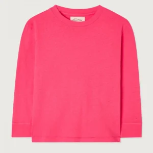 Americain Vintage : T-shirt Gamipy Rose Fluo