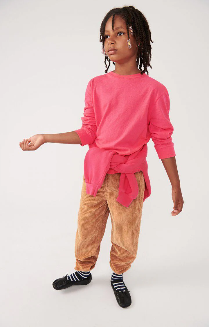 Americain Vintage : T-shirt Gamipy Rose Fluo – Image 4