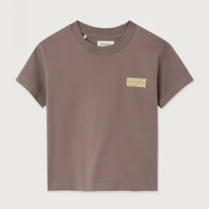 Américain Vintage : Tee-shirt GIXY Cendre
