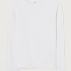 American Vintage : T-shirt Sonoma Blanc manche longue