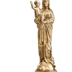 Vierge à l'enfant en cire