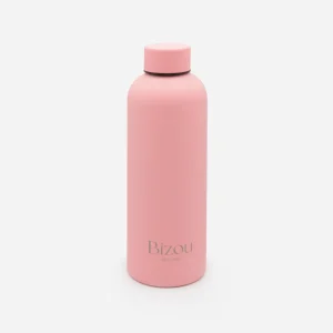 Bouteille d'eau rose en acier inoxydable