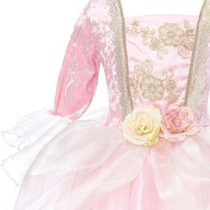 Robe de princesse rose avec cerceau