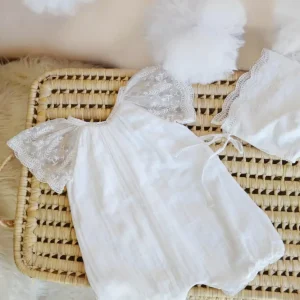 Barboteuse Salomé blanche