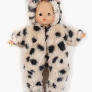 Babies – Combinaison P’tit chat en fausse fourrure dalmatien
