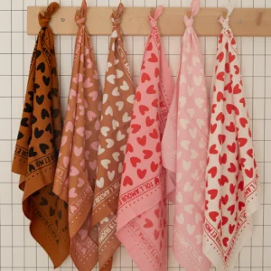 Petit Foulard coeur Toi l'Amour