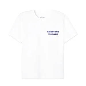 American Vintage : Tee-shirt Fizvalley Blanc